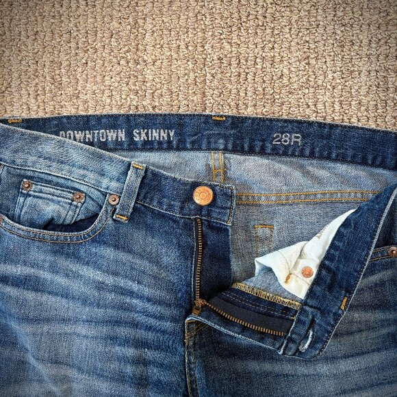J. Crew Downtown Skinny Jeans, 28R - Picture 4 of 10